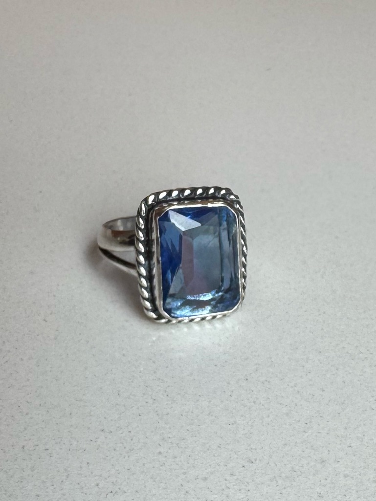Hp! Nwot Sundance Sealight Ring, Tanzanite, Sterling Silver